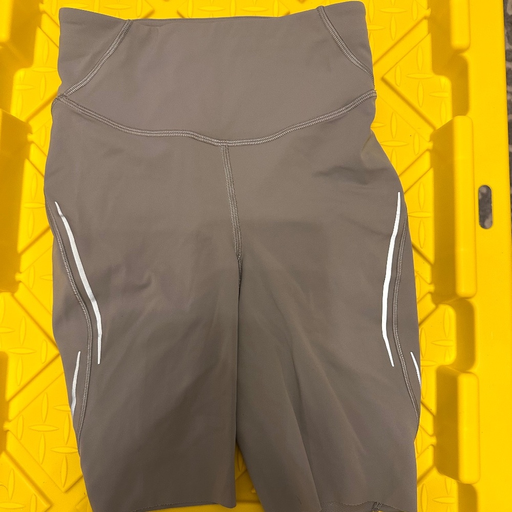 Light Grey Lululemon bike shorts